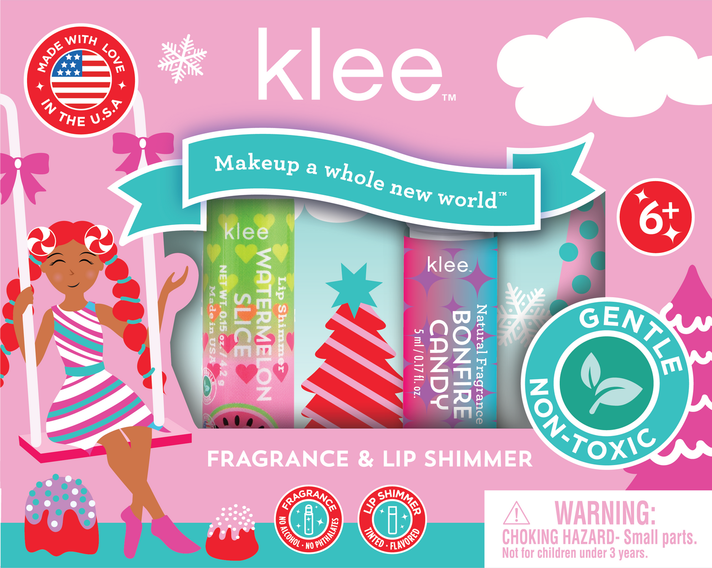 Klee Bonfire Candy - Holiday Fragrance and Lip