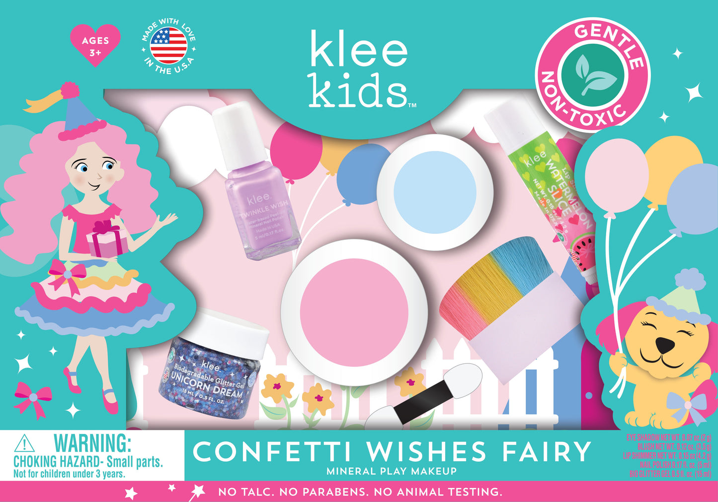 Klee Confetti Wishes Fairy Klee Deluxe Makeup Kit