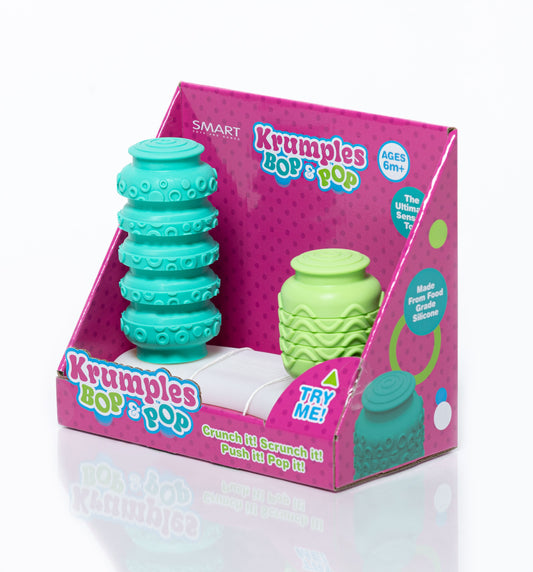 Krumples Bop & Pop! in Green /Teal