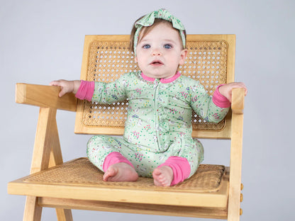 Convertible Zipper PJs - Spring Chicken