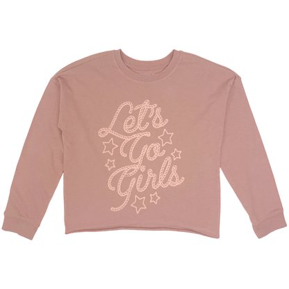 Let's Go Girls Boxy Long Sleeve Tee