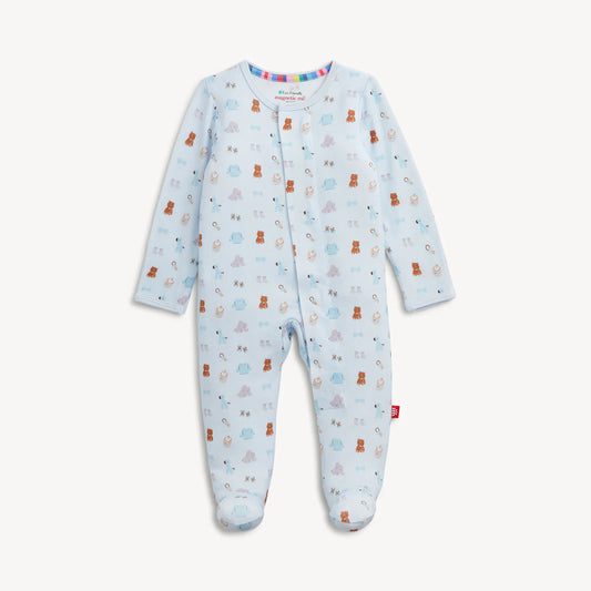 Nursery Nostalgia Blue Footie
