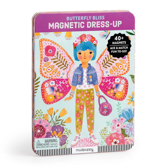 Magnet Tin Figure Butterfly Bliss