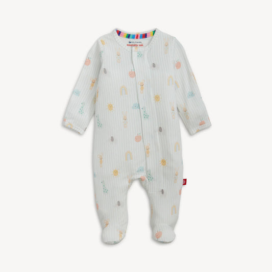 Lullaby Sky Blue Magnetic Footie
