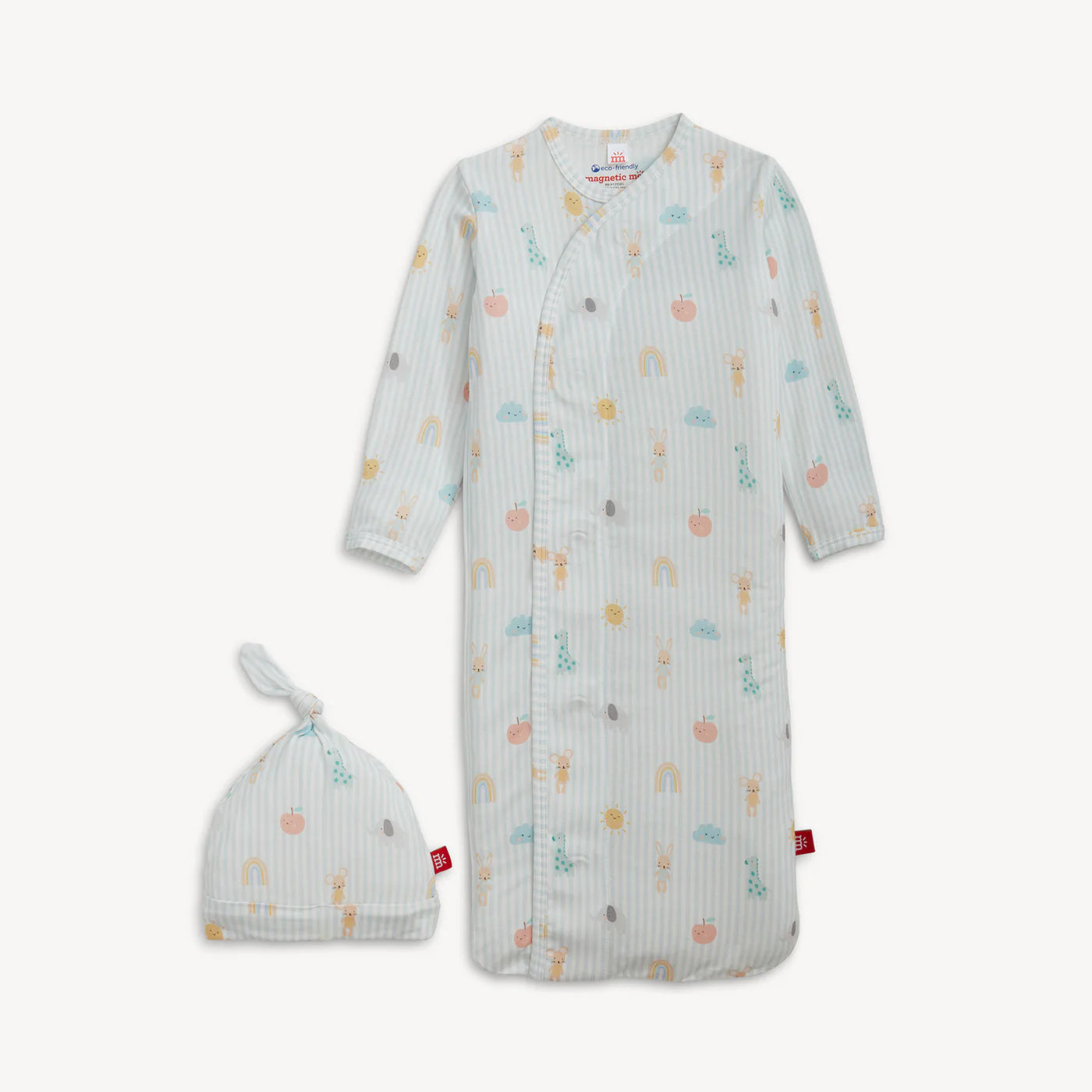 Lullaby Sky Blue Gown & Hat Set