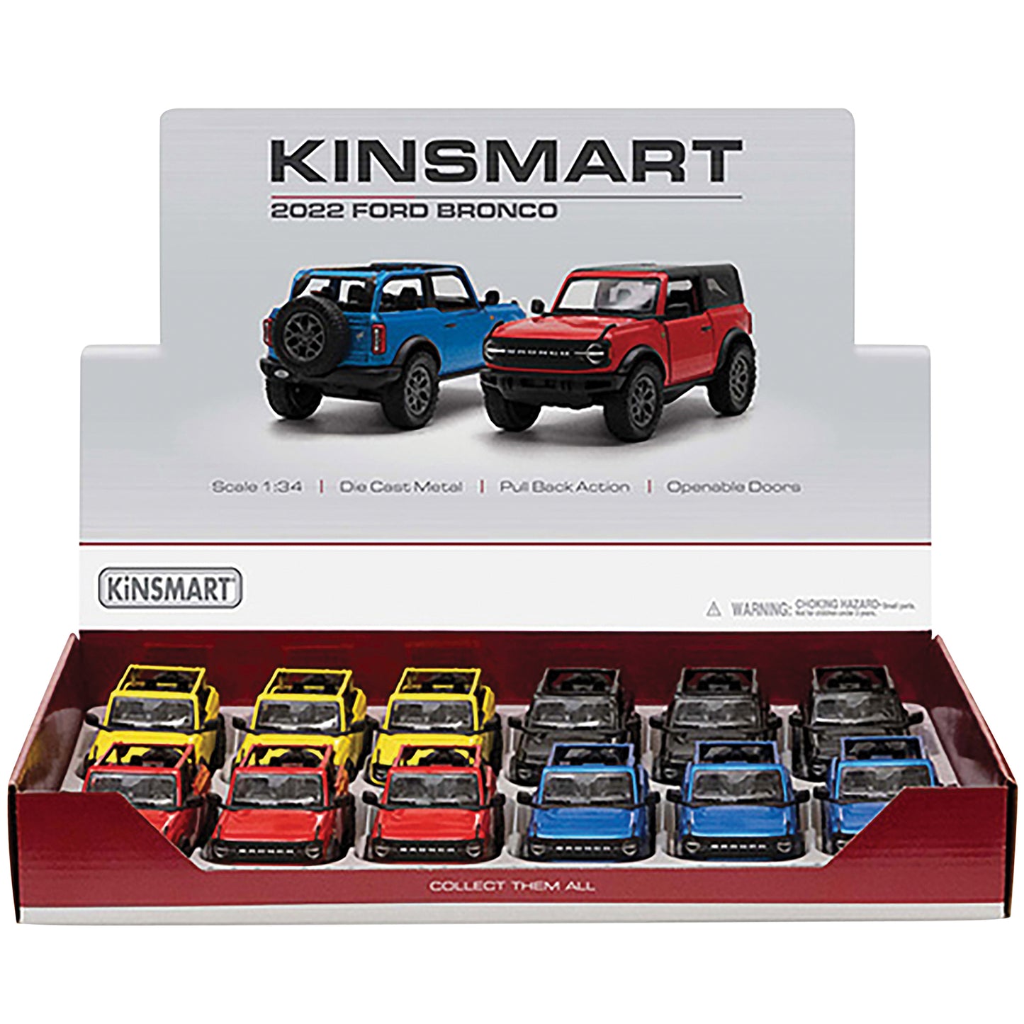 Die Cast 2022 Ford Bronco (Open Top)