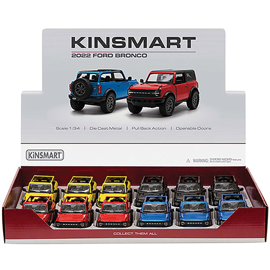 Die Cast 2022 Ford Bronco (Open Top)