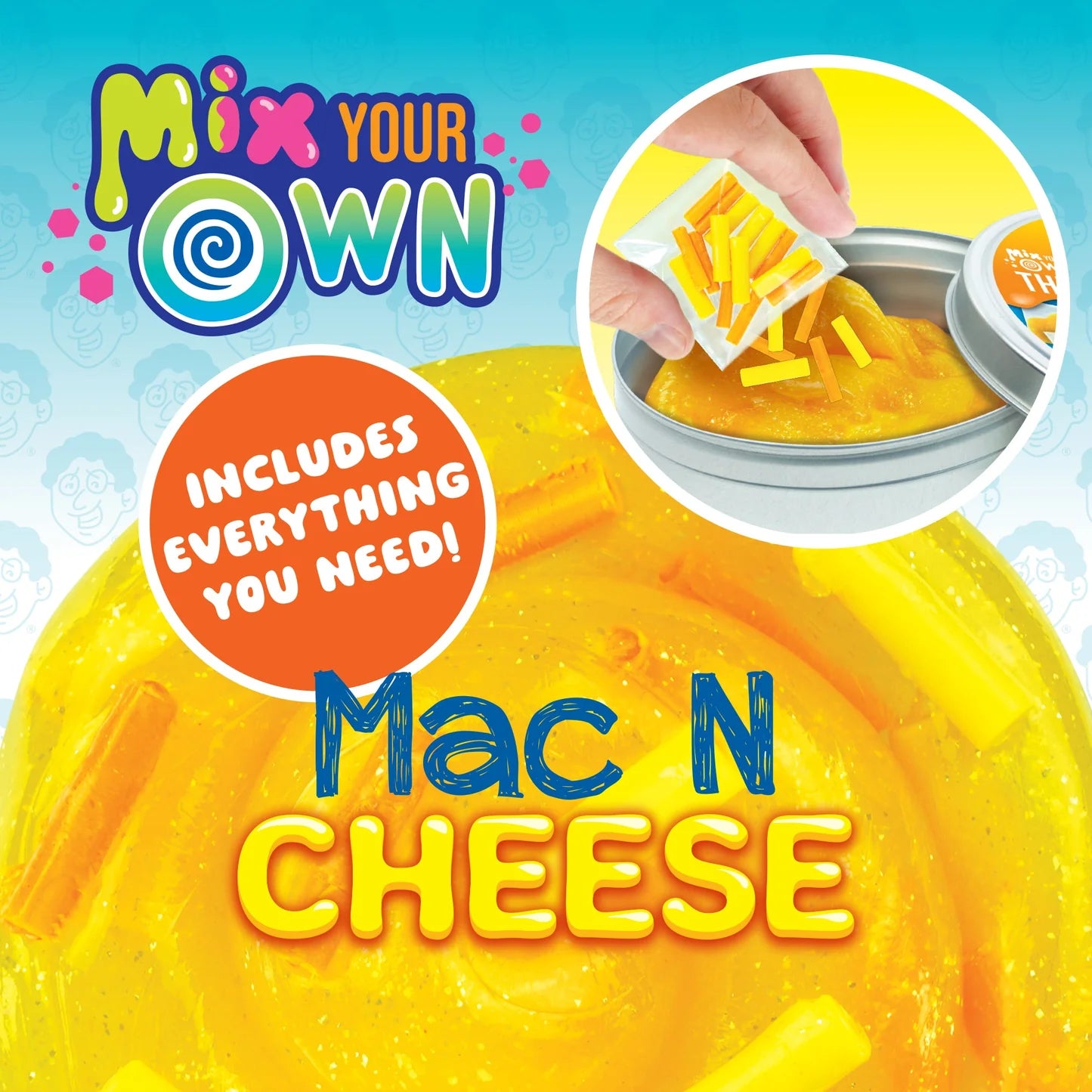 Mac & Cheese Mix It - 4" Thinking Putty
