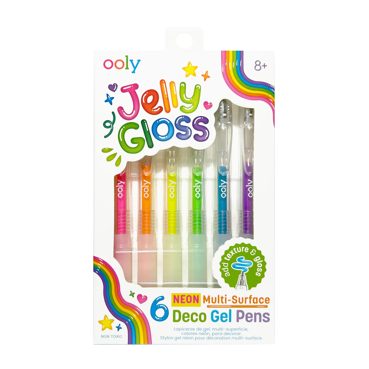 Jelly Gloss Neon Multi-Surface Deco Gel Pens