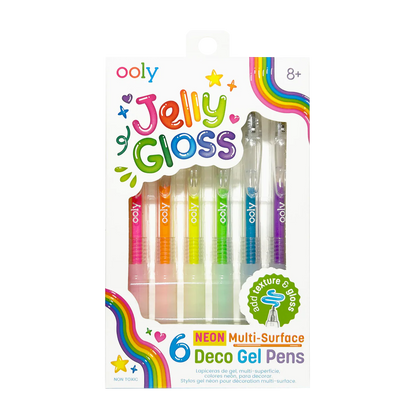 Jelly Gloss Neon Multi-Surface Deco Gel Pens