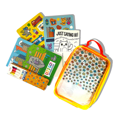 Let's Go! Activity & Coloring Kit - Kitty in the City