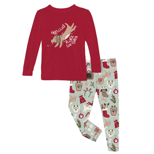 Aloe Christmas Dogs Long Sleeve Pajama Set