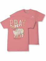 SS Short Sleeve Pray on Tea Rose