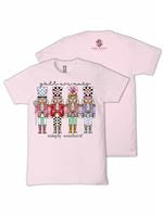 SS Short Sleeve Nutcrackers on Pink