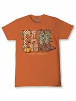 SS Short Sleeve Fall Boots on Caramel