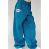Puff Crystal Sweatpants in Teal