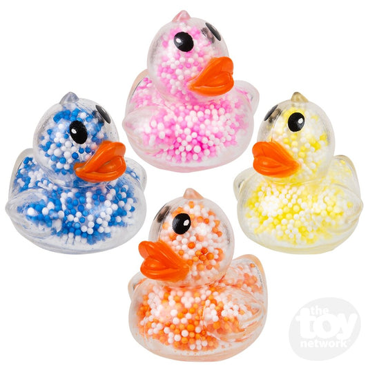 2.3" Mini Squeezy Foam Bead Ducky