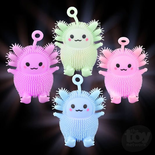 3.5" Light-Up Puffer Axolotl
