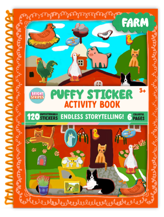 Puffy Sticker Books - Farm