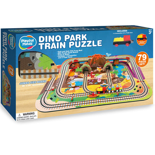 Deluxe Dino Park Train Puzzle
