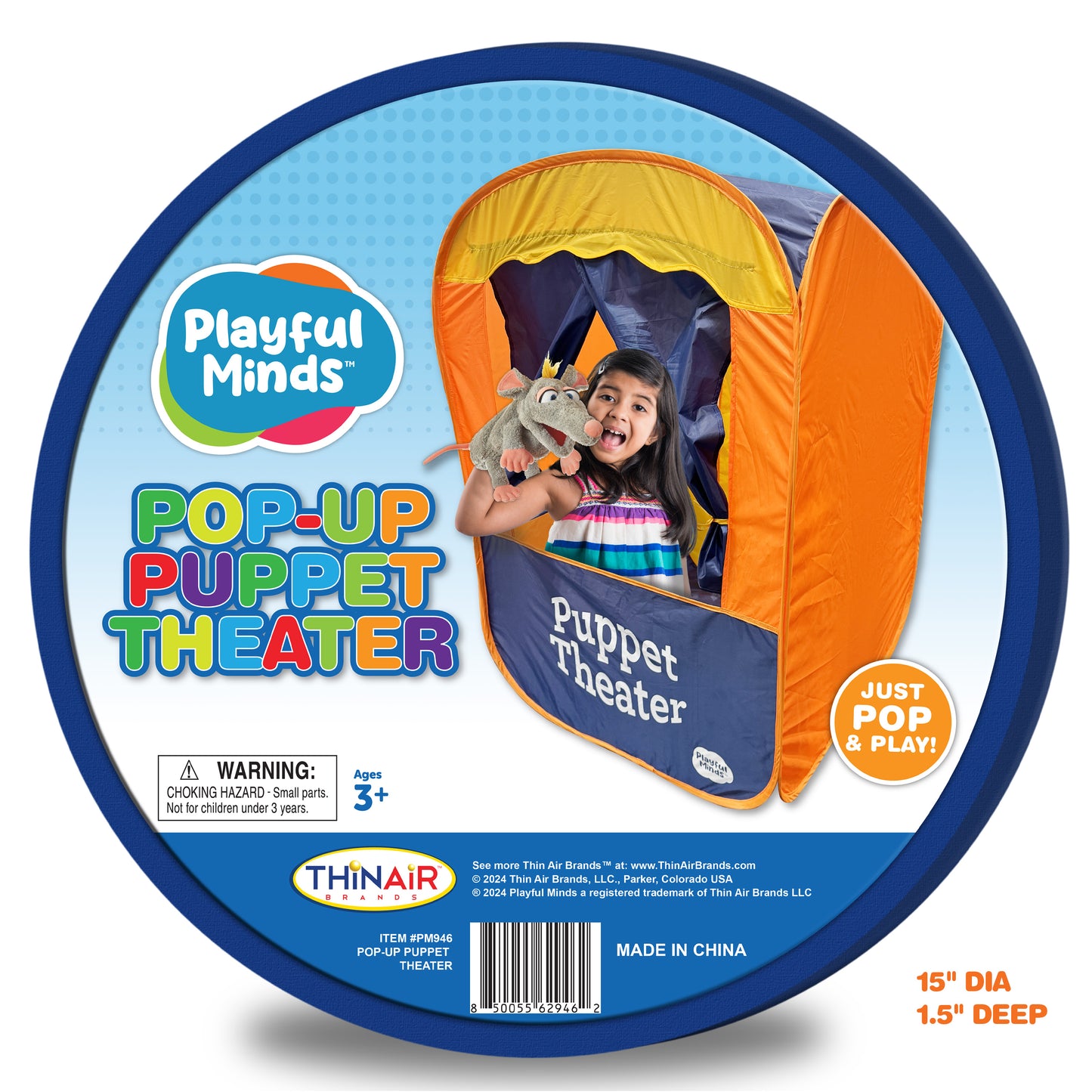 Playful Minds Pop-Up Puppet Theatre