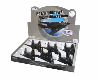 Diecast F-117 Fighter Plane Pullback