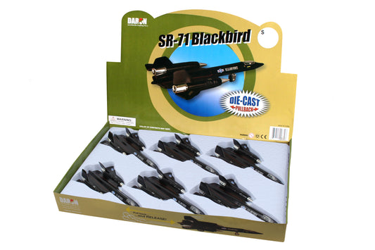 Diecast Sr-71 Blackbird Pullback