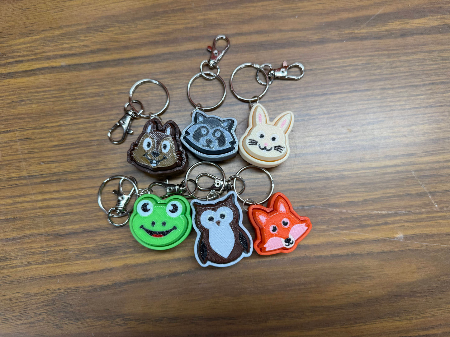 3D  Woodland Animal Clickers