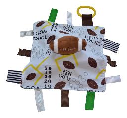 10x10 Football Crinkle Sensory Toy