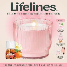 Flameless Candle Diffuser - Pink