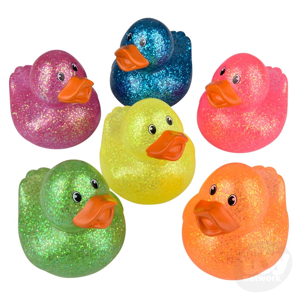 3.75" Glitter Duckies