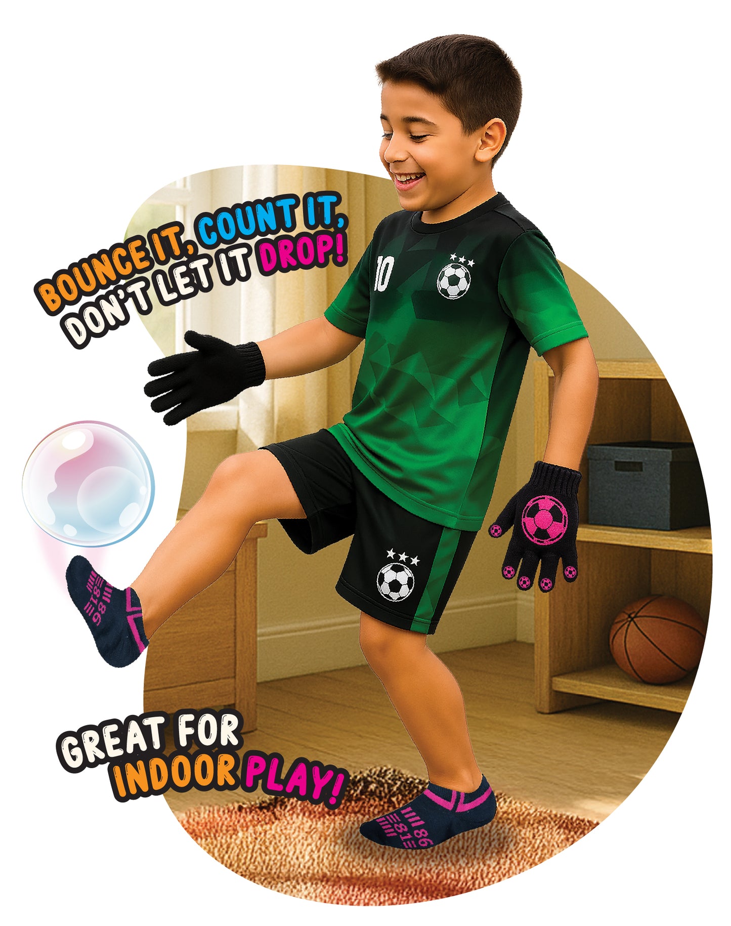 Bubble Goalz Bubbles You Can Kick & Catch!