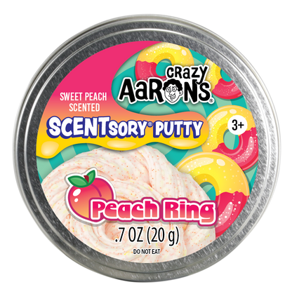 Scentsory Peach Ring - 2.75" Thinking Putty Tin