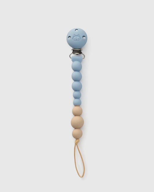 Pacifier Clip - OneC - Blue Fog
