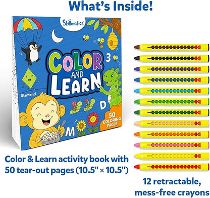 Color & Learn Letters, Shapes, Numbers, Emotions