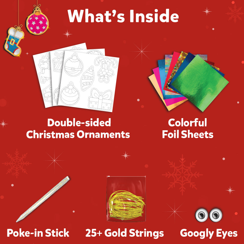 Foil Fun Christmas Ornaments