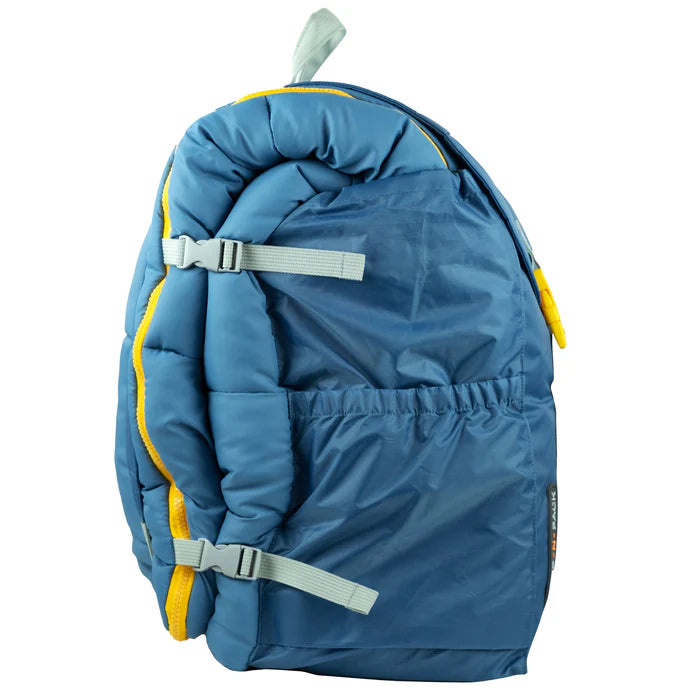 Packable Sleeping Bag - Hudson Blue/Cherry Pink Sherpa