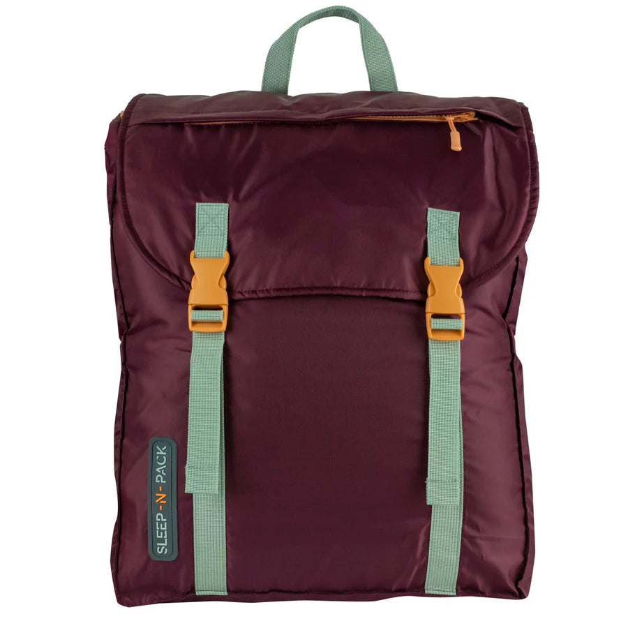 Packable Sleeping Bag - Winter Berry /Goldenrod Sherpa