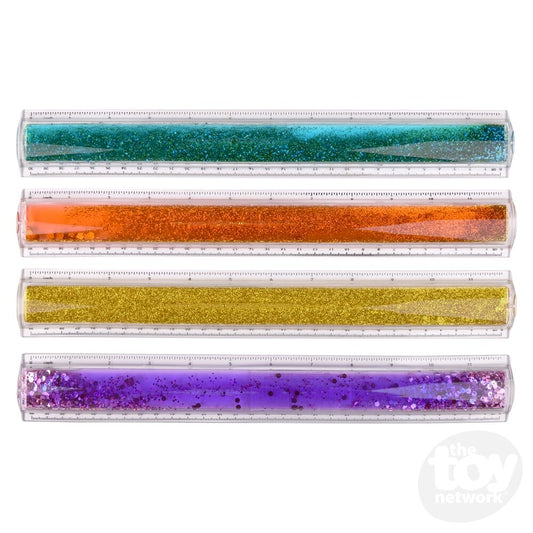 12" Sensory Water Glitter Ruler