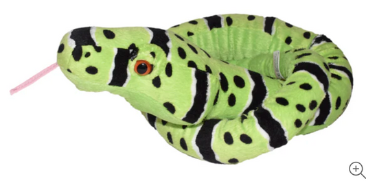Green Rock Rattlesnake Stuffed Animal - 54"