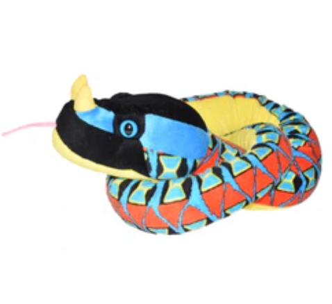 Rhino Viper Stuffed Animal Snake - 54"