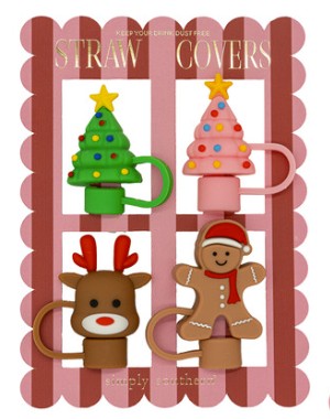 Simply Southern Holiday Straw Covers