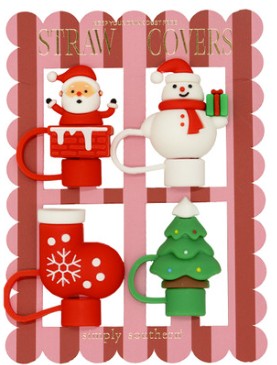 Simply Southern Holiday Straw Covers