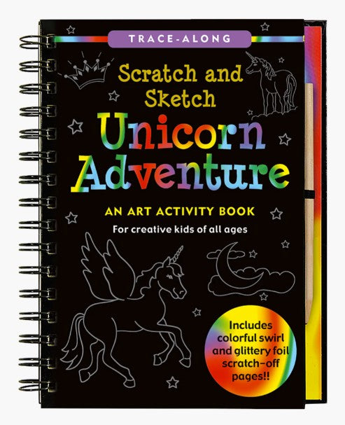 Unicorn Adventure Scratch and Sketch