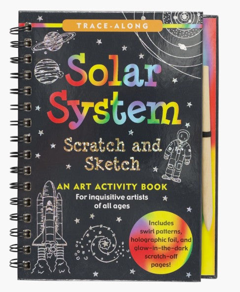 Solar System Scratch and Sketch