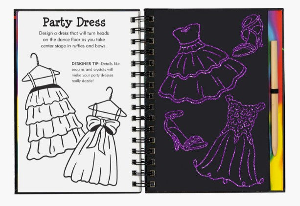 Fashion Show Scratch and Sketch