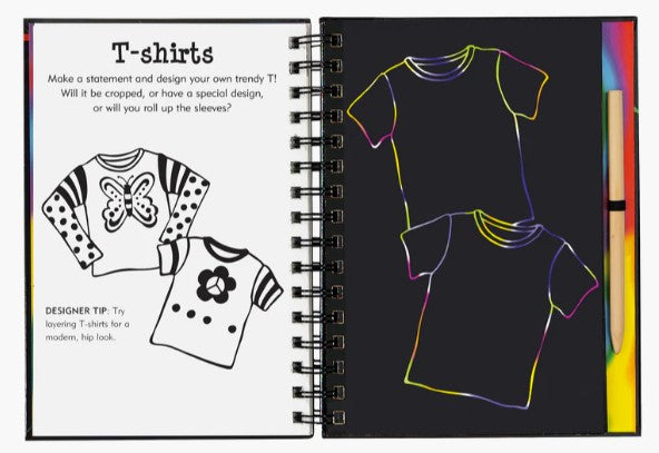 Fashion Show Scratch and Sketch