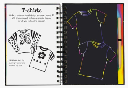 Fashion Show Scratch and Sketch