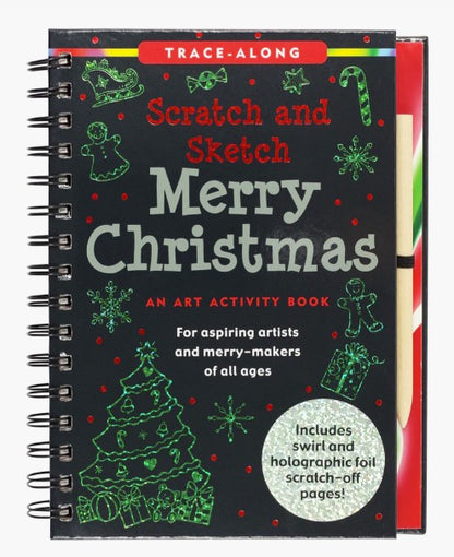 Merry Christmas Scratch and Sketch
