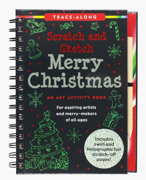 Merry Christmas Scratch and Sketch